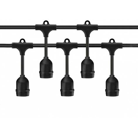 Catena Luci Led da 10m per 10 Lampadine Illuminazione Decorativa