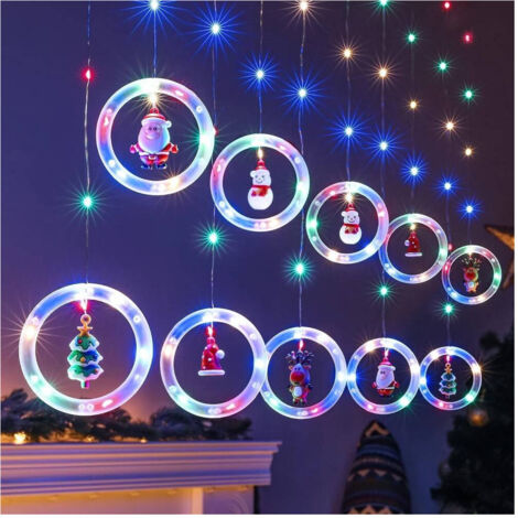 Catena Luminosa 3mt Usb Luci Natale Telecomando 10 Addobbi Natalizi Canafe