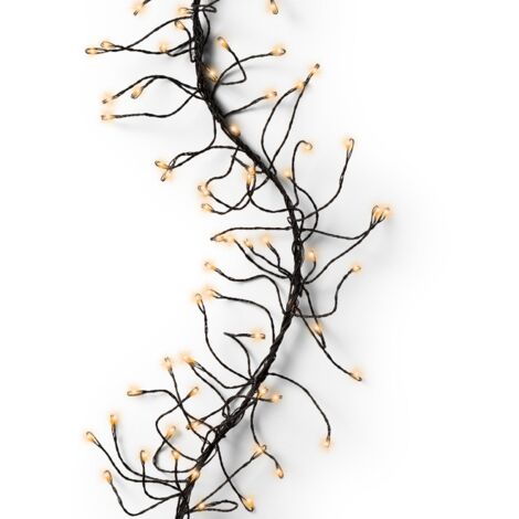 Catena luminosa a LED con 8 funzioni, effetto "Twinkle" da 300 cm, bianco caldo