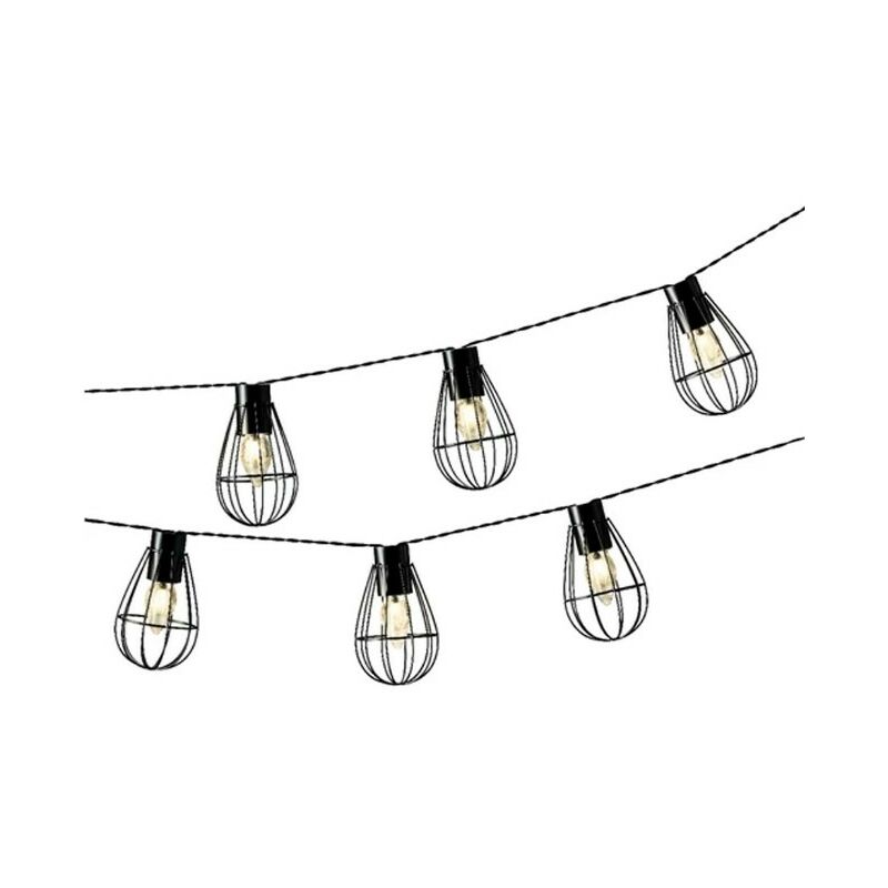 Image of Kaemingk Luci da Esterno Solar String Lights Iron Bianco Caldo 8 Led