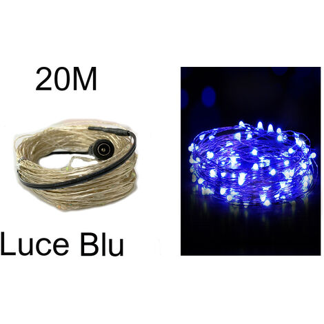 BES-33425 - Luci - beselettronica - Catena Luminosa LED Albero Natale 10M  Multicolor Serie Luci USB Smart Bluetooth