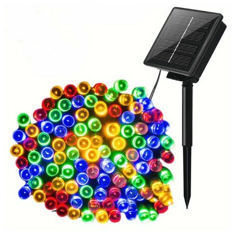 Catena Luminosa Solare 480 Led Multicolore con Giochi Luce