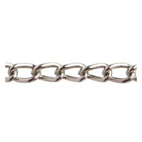 CATENA MAGLIA CORTA RITORTA 3,0 MM 2,5 M NICHEL- 1,0 pz