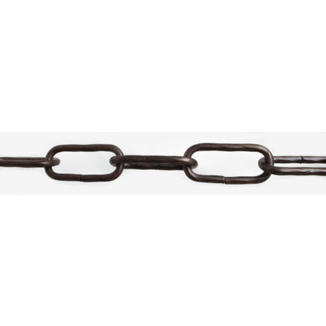 CATENA MAGLIA LUNGA RITORTA 2,5 MM 2,5 M NERO- 1,0 pz
