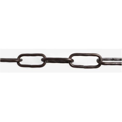 Catena Maglia Lunga Ritorta 4 Mm 2,5 M Nero