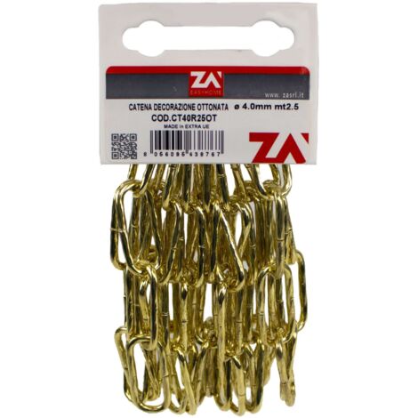 CATENA MAGLIA LUNGA RITORTA 4,0 MM 2,5 M OTTON