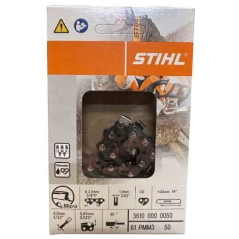 Catena Micro 3/8 passo 1,1 motosega modelli MS170 ORIGINALE STIHL 36100000050