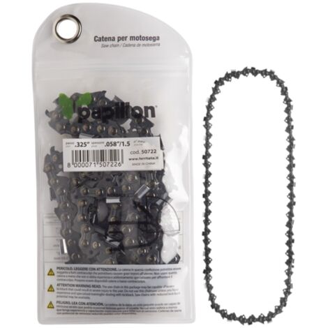 CATENA MOTOSEGA 582K PAPILLON M:72 PASSO:325 SP:0,058-1,5MM