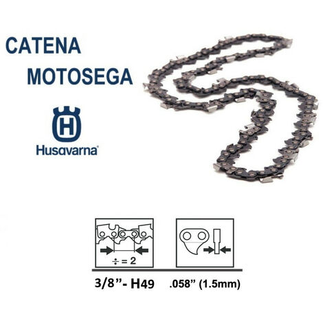 Catena motosega Husqvarna - H49 - 73D - 3/8 1,5 mm Maglie: 68