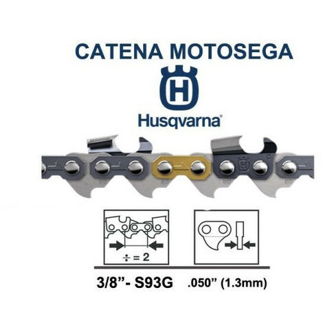 2x Catena per Motosega 40 Maglie - Passo 3/8 - 1,3 mm - 0,50 mm - (40 M  3/8 1.3mm) : : Giardino e giardinaggio