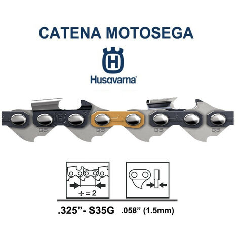 Catena Motosega Husqvarna X-Cut S35G .325 1.5Mm 72 Maglie