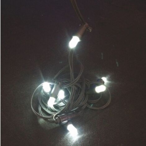 Catena natalizia 20 led Euronatale bianco freddo mt5