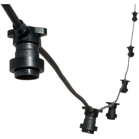 Catena Party Light con 8 Portalampada E27 5m Prolungabile