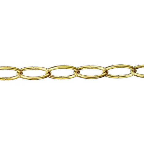 CATENA PER LAMPADARI OVALE  Ï filo mm. 3,2 MT 25