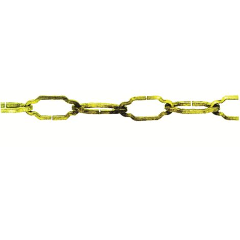 CATENA PER LAMPADARI QUADRA  ottonata MT 25