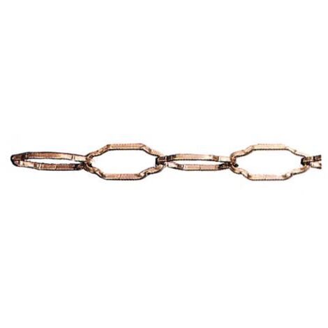 Catena Per Lampadari Sagomata 2,5 Mm Ottonata - 15 Mt