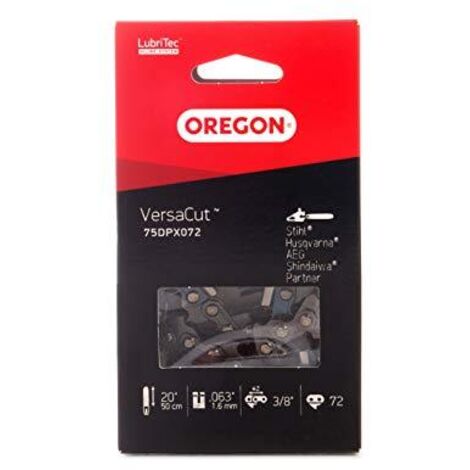 Catena per motosega Oregon 75DPX072E Passo: 3/8" Spessore: 1.6 Maglie: 72 - VersaCut