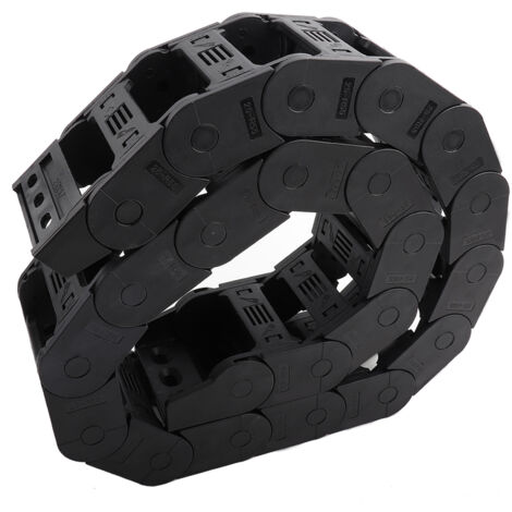 Catena portafilo in nylon da 100 cm, 25 x 57 mm, aperta su entrambi i lati, accessorio per macchina per incisione