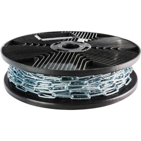 CORDERIES TOURNONAISES Catena saldata 2 mm in acciaio zincato 25m