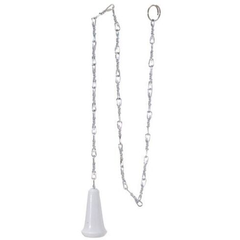 Catena serbatoio alta in alluminio con pomello in plastica.