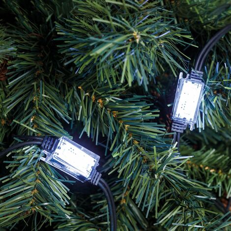 Catena strobo 10 led effetto flash luce Stroboscopica da esterno decorazione natalizia