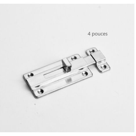Catenacci per porte, 4 pezzi da 2/3/4 pollici, chiusure di sicurezza in acciaio inossidabile con viti per tutti i tipi di porte interne (unità da 4 x 4 pollici, 240 pezzi/confezione (viti incluse))
