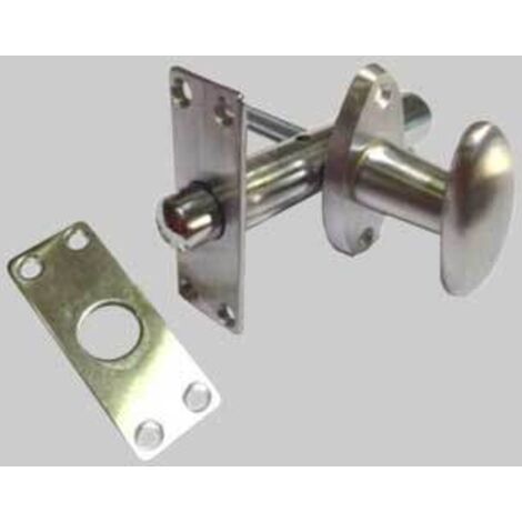 Catenaccio a cremagliera   80 mm - ottone lucido
