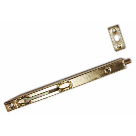 Catenaccio a Leva in Acciaio Ottonato Frontale 16 mm Misura 20 cm conf.12 Pz
