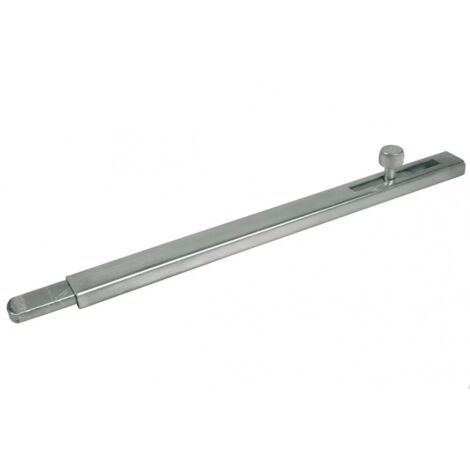 Catenaccio chiavistello da 10x20x300mm verticale a saldare zincato