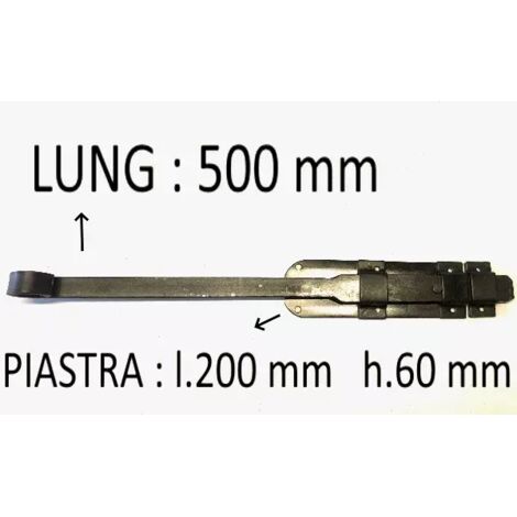 CATENACCIO MANFREDI IN FERRO ZINCATO NERO CM 50