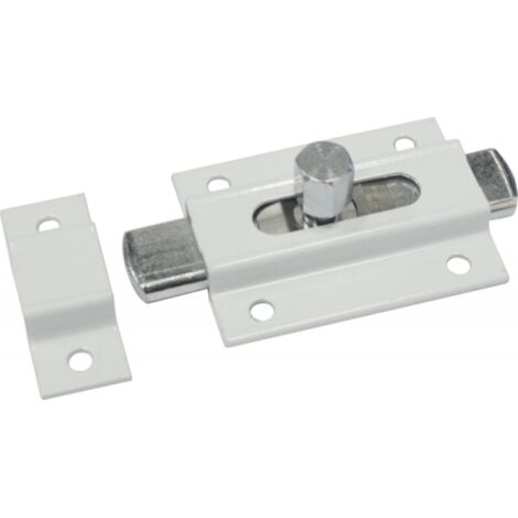 CATENACCIO TRASVERSALE Verniciato BIANCO 11 cm - 812 Conf. 12 pz
