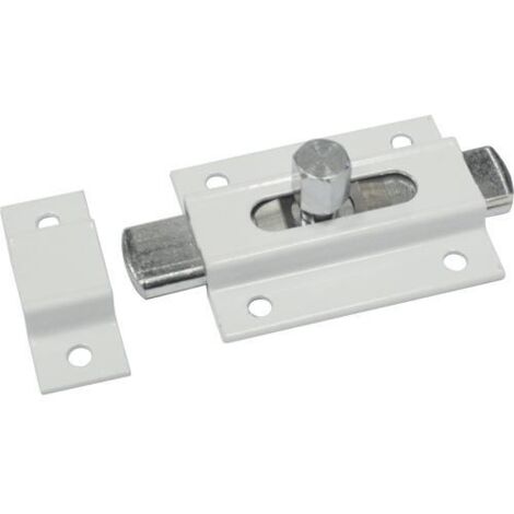 CATENACCIO TRASVERSALE Verniciato BIANCO 7 cm - 812 Conf. 12 pz
