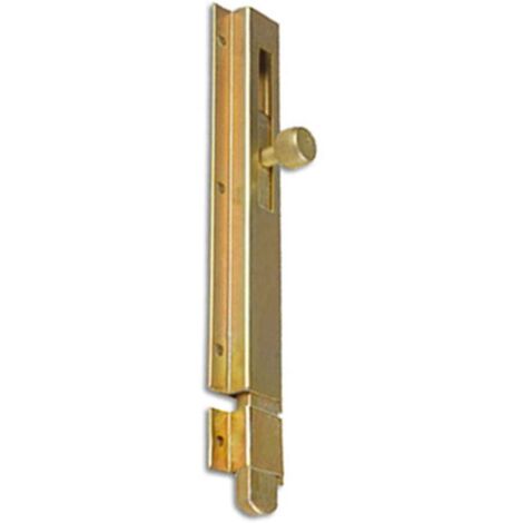 Catenaccio verticale in acciaio profilato zincato giallo 150 x 40 mm