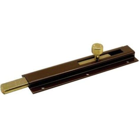 CATENACCIO VERTICALE RICOPERTO A FISSARE 34 IBFM - VERN. MARRONE PIASTRA LARGA MM 40 MM 6X16 CM 20 - 10 pezzi