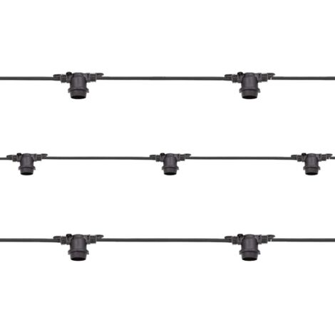 Catenaria Luminosa Ptl E27 Ip65 Nera 11M ( LAMPO cod. CTN11E27NE )
