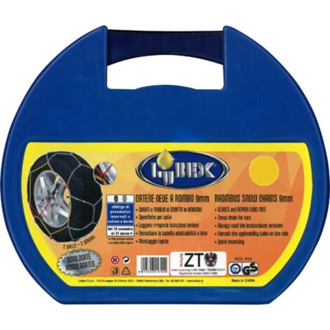 CATENE DA NEVE 9MM PER AUTO CA 30 OMOLOGATE