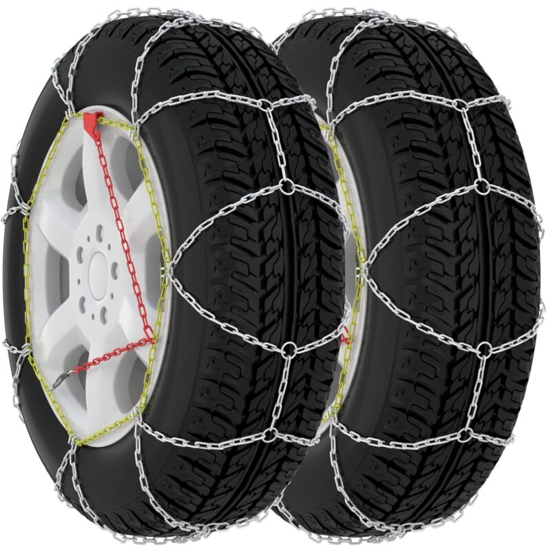 Catene da Neve per Pneumatici 2 pz 9 mm KN60