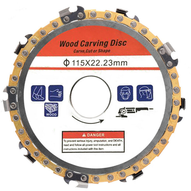 Catene gialle da 115 mm Disco da taglio per