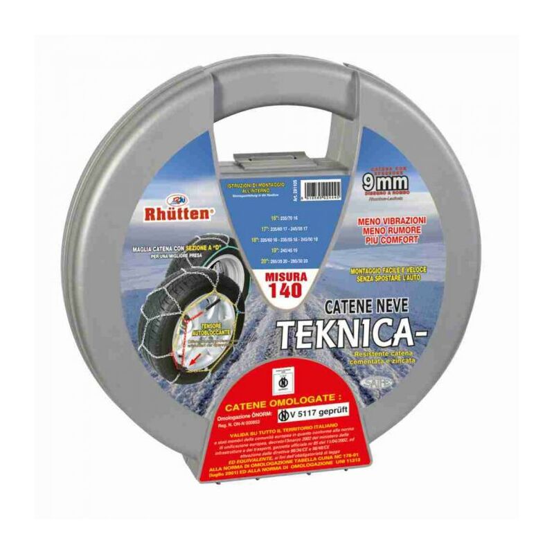 Catene Neve a Rombo 9 mm gruppo 140