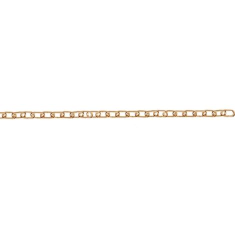 CATENELLA AD ANELLI NICKELATO 11X6X1,6 LUNGHEZZA 2 METRI SET 5 PEZZI - MASIDEF