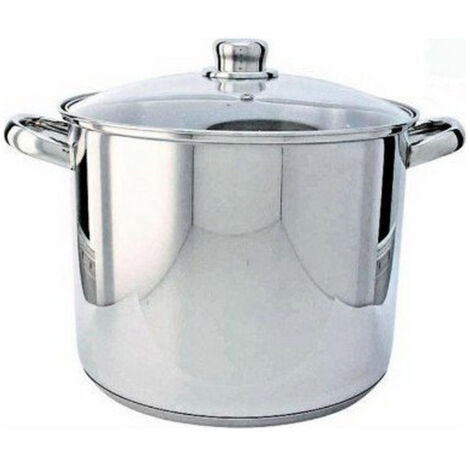 Catering de acero inoxidable de 24cm + tapa de cristal - 13113244 - Beka -