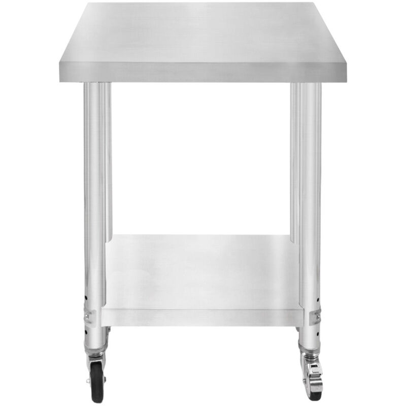 KuKoo Work Table – 60cm x 45cm x 86cm Silver