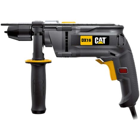 Caterpillar Herramientas - Taladro de impacto electrónico 13 mm, 850W DX16