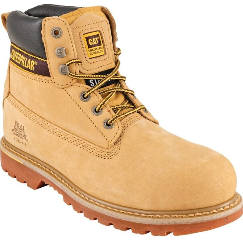 CAT - 7042 Holton/H Men's Honey Safety Boots - Size 9