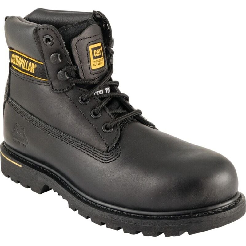 CAT - 7040 Holton/B Men's Black Safety Boots - Size 9