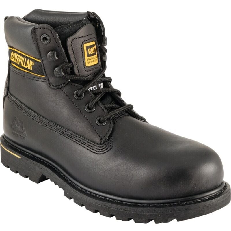 CAT - 7040 Holton/B Mens Black Safety Boots - Size 10