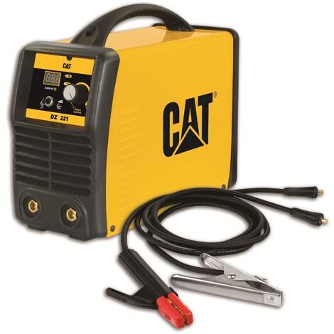 Caterpillar – Machine de soudage inverter 200A MMA TIG – Alimentation 230V – Tension à vide 90V – Électrodes Ø 1,6 à 5mm – Fonctions Hot Start et Anti-Sticking - DZ221