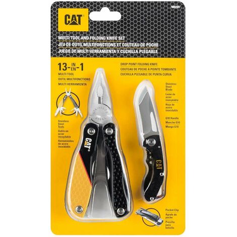 Caterpillar Outils - Set multifonction, pinces, couteau CT980269