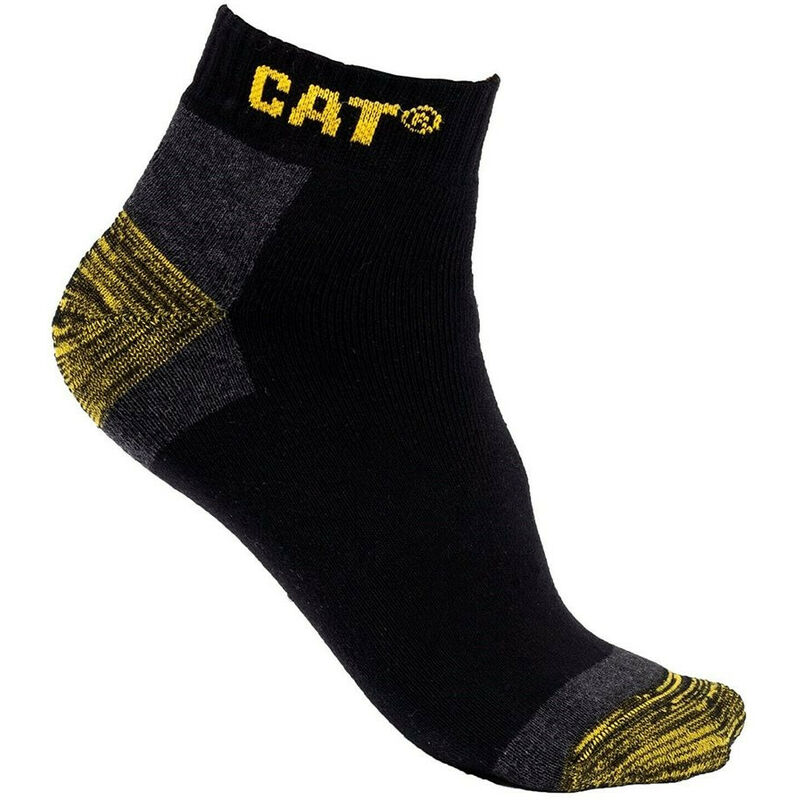 Premium Trainer Socks - Black Size 9-11 - Black - Caterpillar