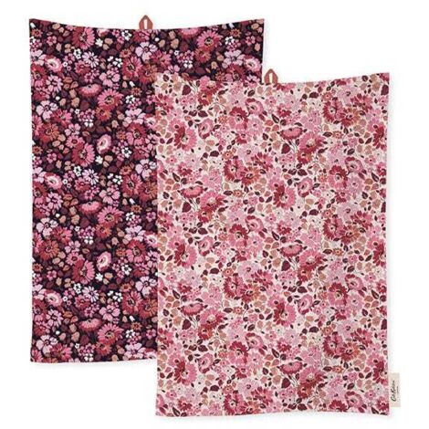 Cath Kidston Archive Ditsy 2 Pack Tea Towels
